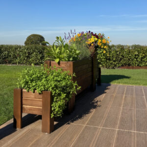 Avantajlı Modern Ahşap Üçlü Saksı Seti - Görsel 4