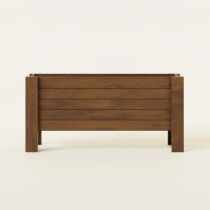 Dora Long Norm - 105x39 cm Standart Ahşap Saksı (32 cm İç Derinlik, Ayaklı) - Görsel 4