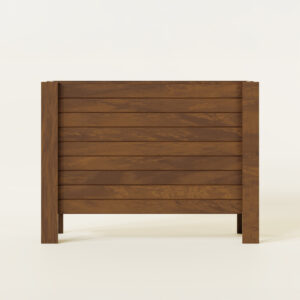 Dora Long Loft - 105x39 cm Ekstra Derin Ahşap Saksı (60 cm İç Derinlik, Ayaklı) - Görsel 3